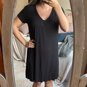 Mossimo Supply Co. Classic Black T-Shirt Dress